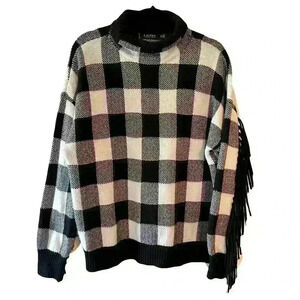 Ralph Lauren Black Label Buffalo Plaid sweater